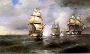 unknow artist, Seascape, boats, ships and warships. 140